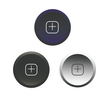 Social media post icon button