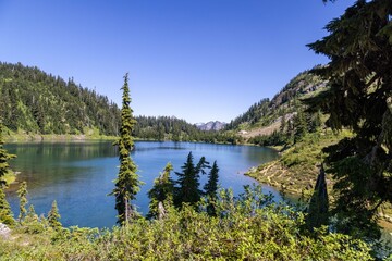 lake in the mountains