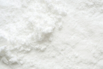 White snow texture background high angle view