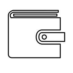 Money Wallet Icon In Line Style