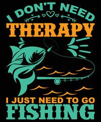 Fishing t shirt design