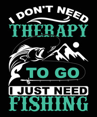 Fishing t shirt design