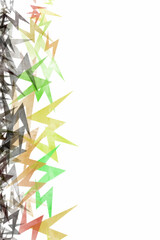 Frame for photo or text - geometric abstraction on a white background