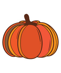 pumpkin isolated on white background