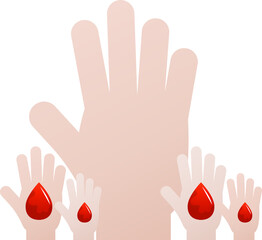 World blood donor day illustration