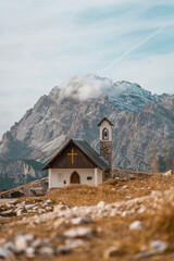 chapel in mountains 