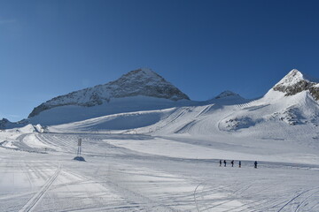 Hintertux Glacier on a sunny day