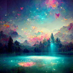 Dreamy Holographic Background