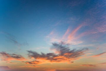 heavenly sunset