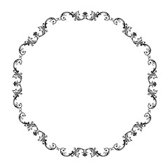 Frame, in the style of an ornament, Vector illustration eps 10, Art.	