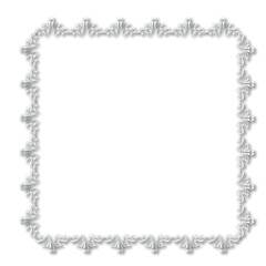 Frame, in the style of an ornament, Vector illustration eps 10, Art.	