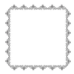 Frame, in the style of an ornament, Vector illustration eps 10, Art.	