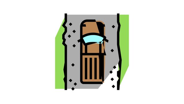 kankar road color icon animation