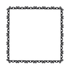 Frame, in the style of an ornament, Vector illustration eps 10, Art.	
