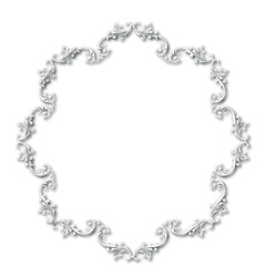 Frame, in the style of an ornament, Vector illustration eps 10, Art.	