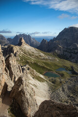 Via ferrata Monte Paterno Dolomites Italie