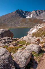 Summit Lake on Mount Evans, Colorado