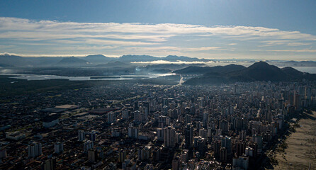 praia grande de manha