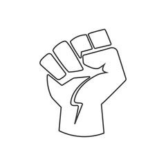 Fist icon. Revolution symbol modern, simple, vector, icon for website design, mobile app, ui. Vector Illustration
