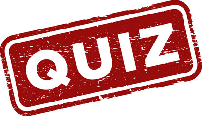 Quiz grunge rubber stamp
