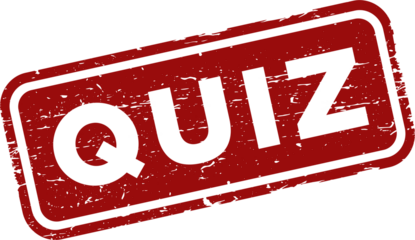 Quiz grunge rubber stamp