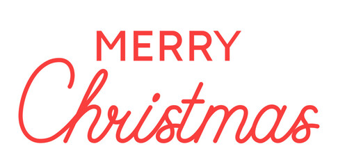 Merry christmas calligraphy lettering. Handwritten illustration for Christmas and New Year.