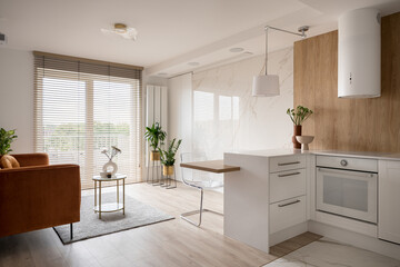 Fashionable apartment interior - 550680655