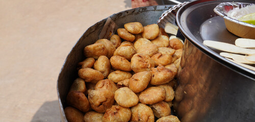 Local Street food at Varanasi banaras tourists UP India