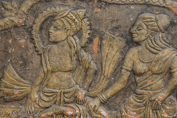 Fototapeta na wymiar Ram sita wall art image HD