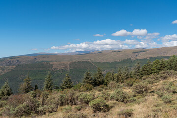 Sierra Nevada mountain in southern Spain