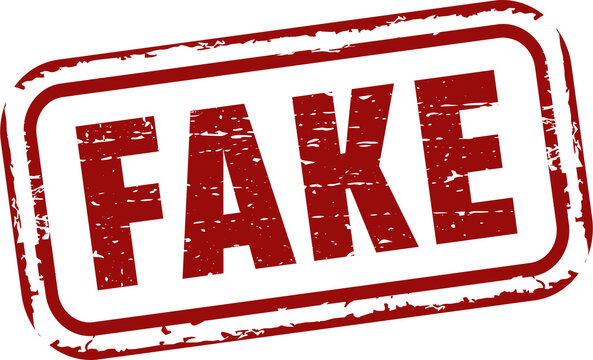 Fake grunge rubber stamp