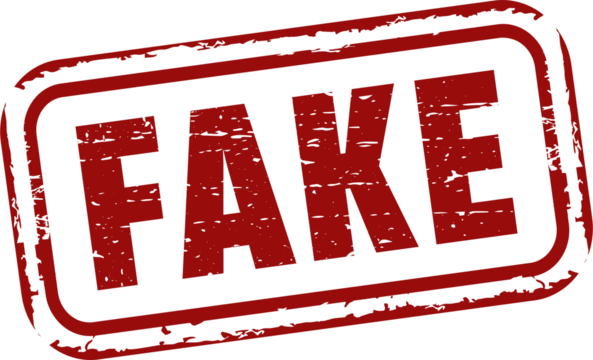 Fake grunge rubber stamp