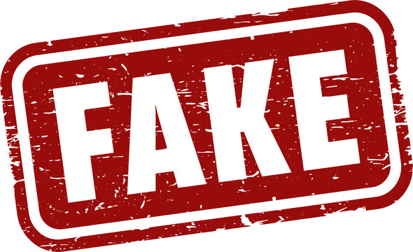 Fake grunge rubber stamp