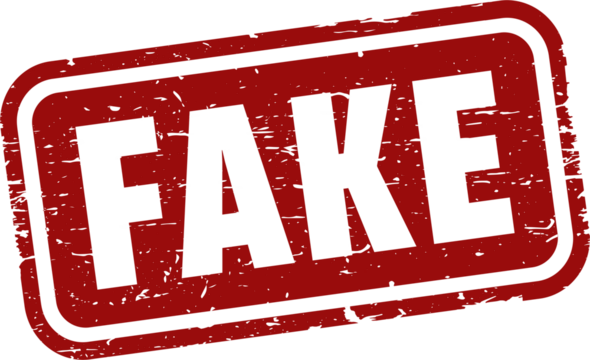 Fake grunge rubber stamp