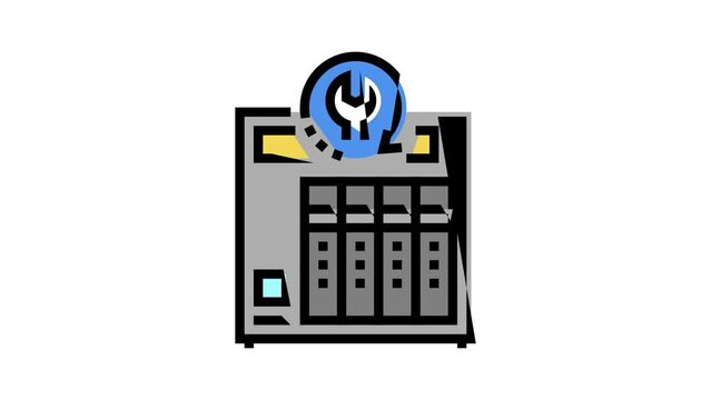 nas data recovery color icon animation