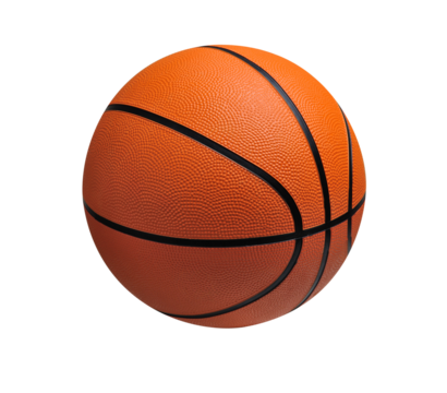 Basketball isolated