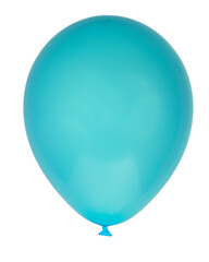 Party blue balloon event decor isolated on the white background