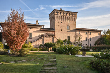 Fototapeta na wymiar Burg in der Toskana