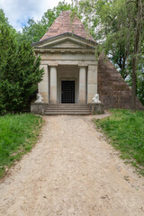 Pyramid in Machern park Germany