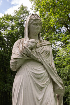 Statue in Park Machern, Germany