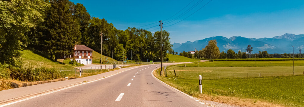Beautiful alpine summer view near Ruethi, Saint Gallen, Appenzell, Switzerland