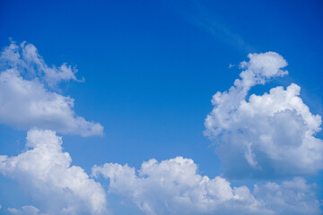 Blue sky with clouds