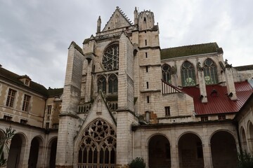The beautiful abbey in Auxerre