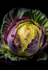 Fototapeta premium cabbage portrait studio lighting
