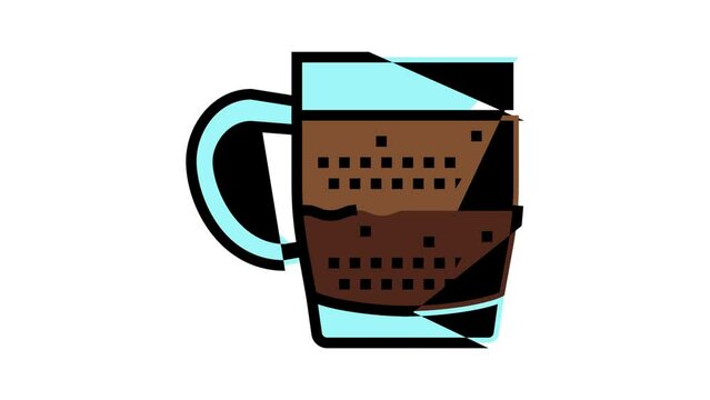 doppio coffee color icon animation