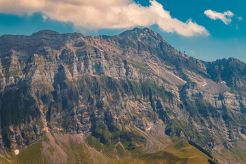 Fototapeta premium Beautiful alpine summer view at the famous Kronberg mountains, Appenzell, Alpstein, Switzerland