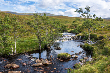 River Vagastie in Altnaharra Schottland