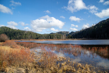 lake in the mountains