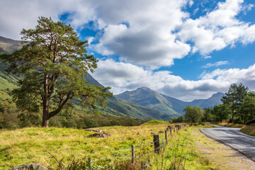 Glen Nevis in Schottland