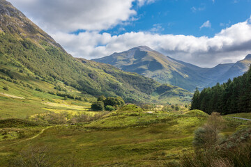 Glen Nevis in Schottland